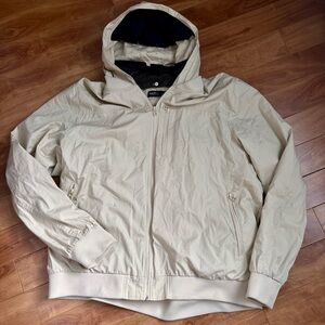 Men's Beige Windbreaker Jacket
